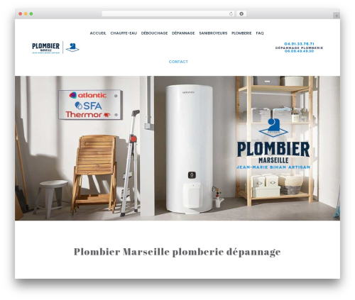 plumber WP theme - plombier-marseille.com