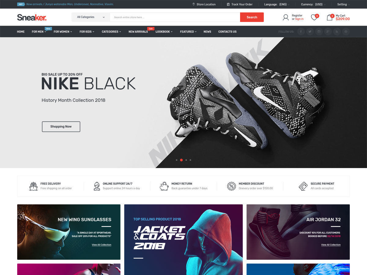 with sneaker website
