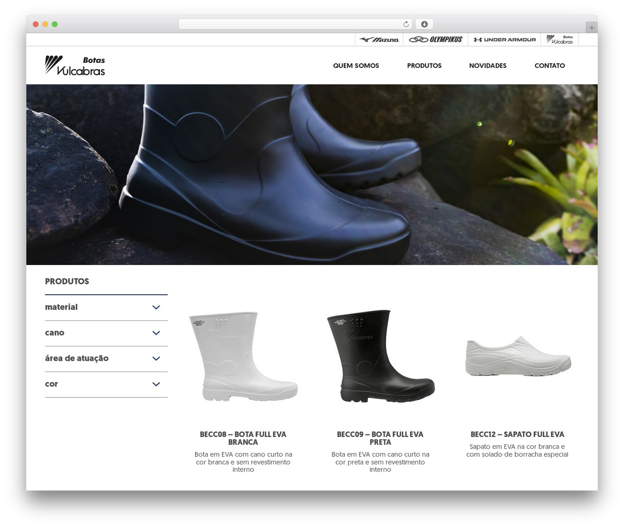 Theme WordPress Default - botasvulcabras.com.br