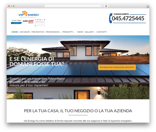 Vipsolar WordPress theme - www.vipsolar.it