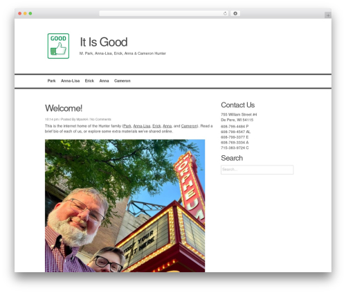 Wishbone theme WordPress - itisgood.org