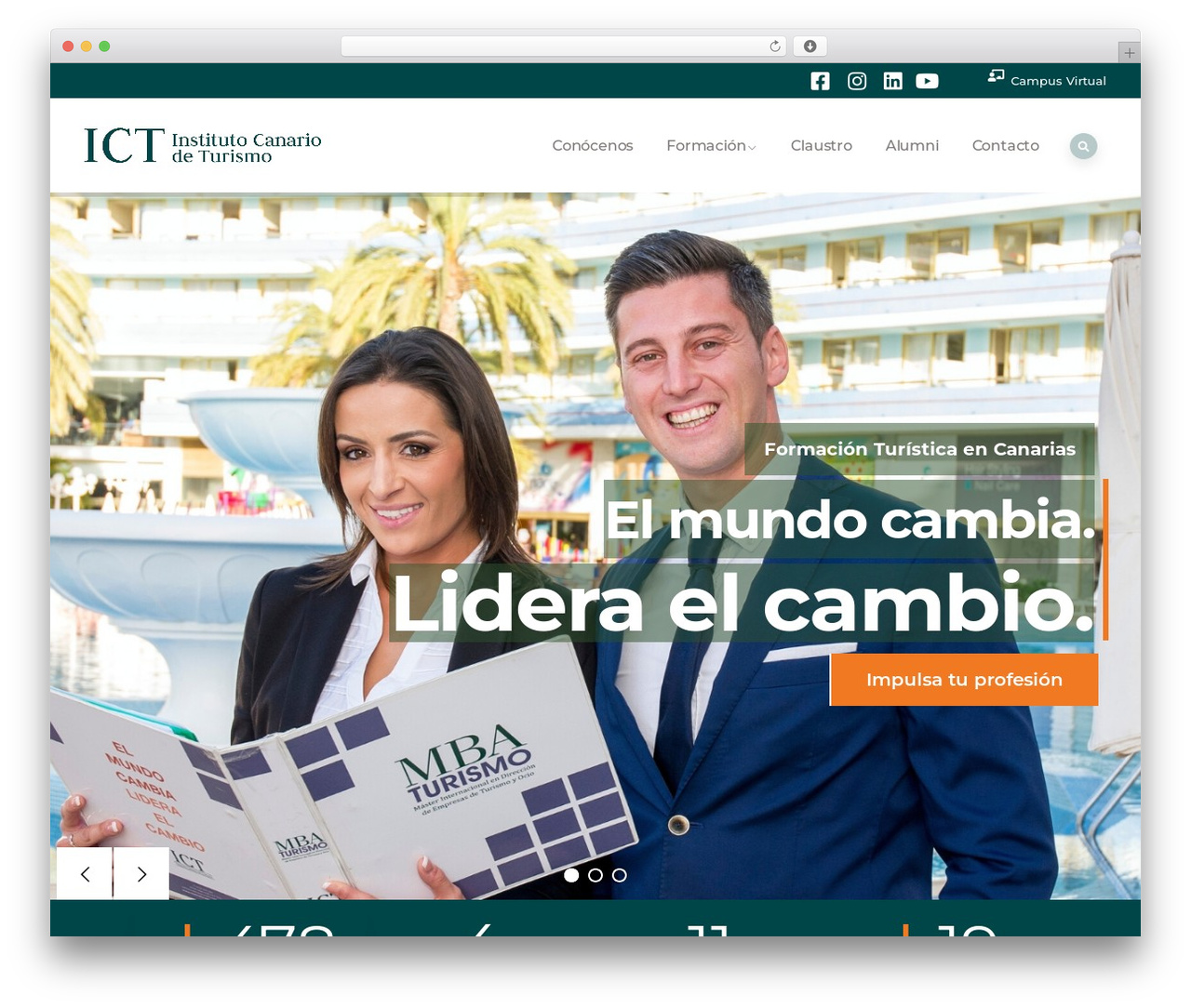 WordPress theme Codesk - institutocanariodeturismo.com