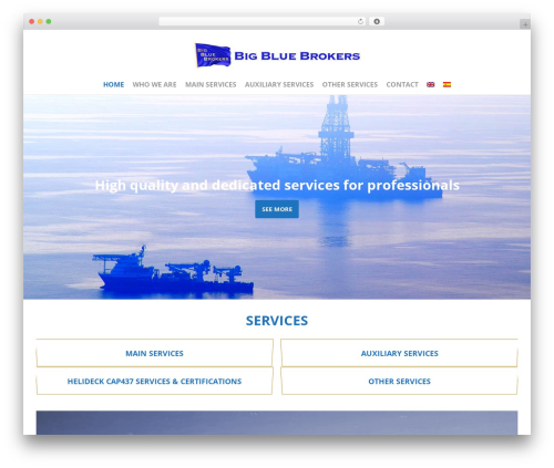 WordPress theme Create - bigblue-brokers.com