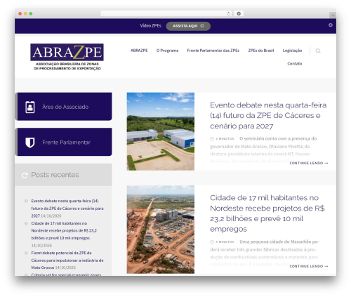 Uf epico WordPress plugin - abrazpe.org.br