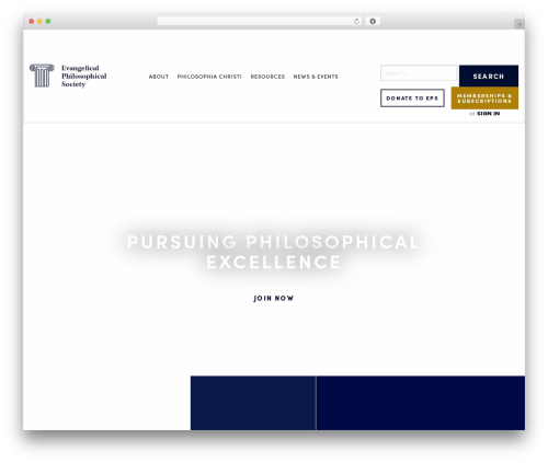 WordPress theme EPS - epsociety.org