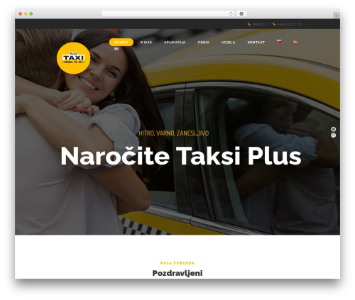WordPress theme GetCab - taxi-plus.com