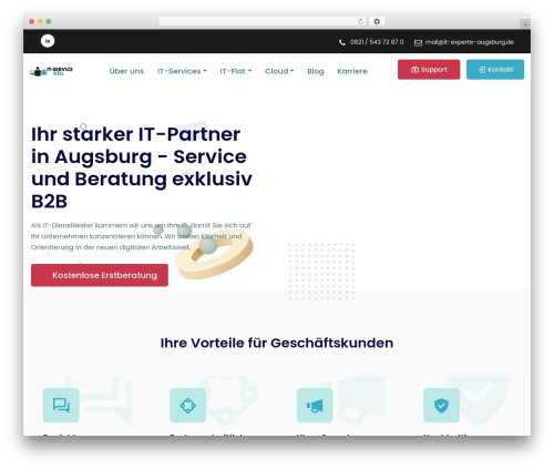 WordPress theme Stike - www.it-experte-augsburg.de