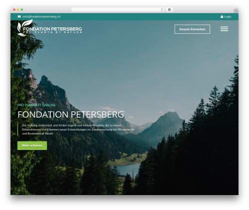WordPress theme Web-Elements Theme - fondationpetersberg.ch