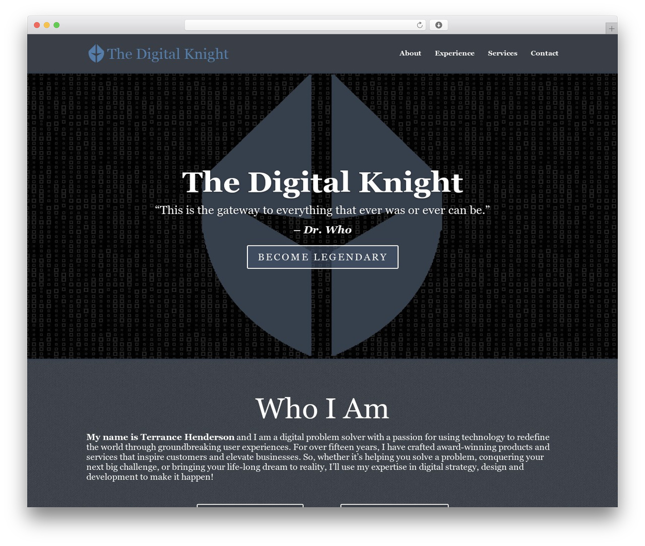 WordPress website theme Divi - thedigitalknight.com