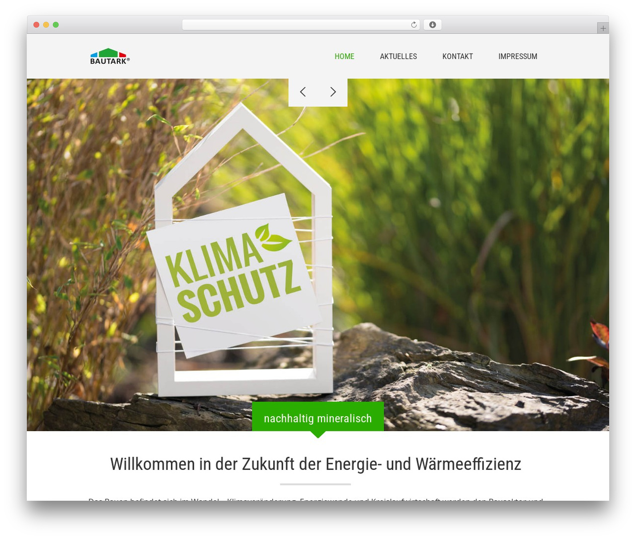 WP theme Mini Theme - bautark.de WP theme Mini Theme - bautark.de