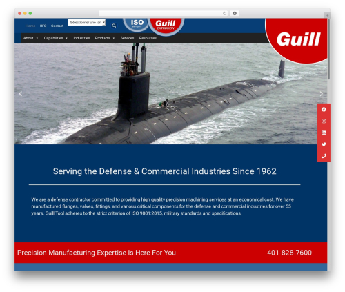 Guill Tools WordPress theme - guilldefense.com