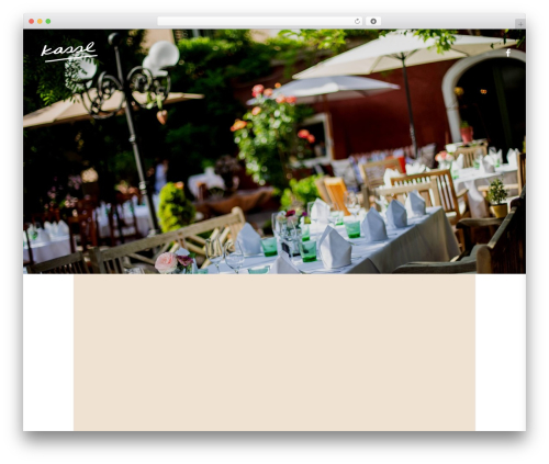 Koral WordPress restaurant theme - kassl-brunnwirt.at