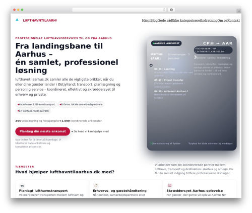 NEM Theme WordPress theme - lufthavntilaarhus.dk