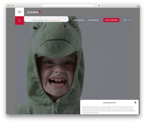 Taevas WordPress theme - klinikka32.fi