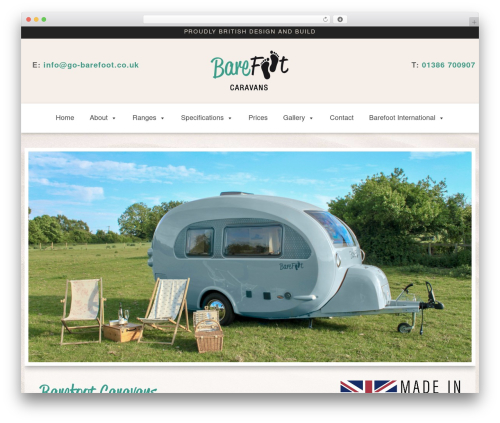 Technique Theme WordPress theme - go-barefoot.co.uk