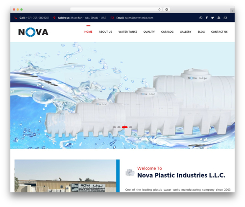 Dustrial master WordPress plugin - novatanks.com
