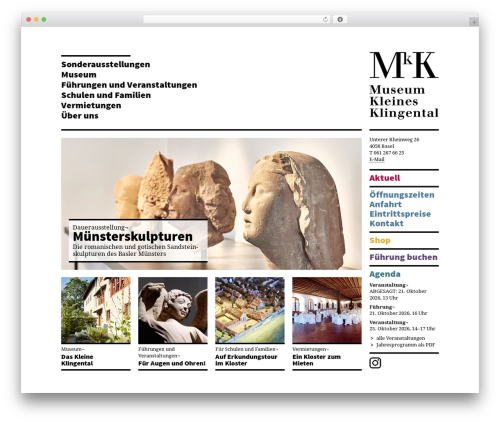 WordPress website theme bytes & bones - mkk.ch