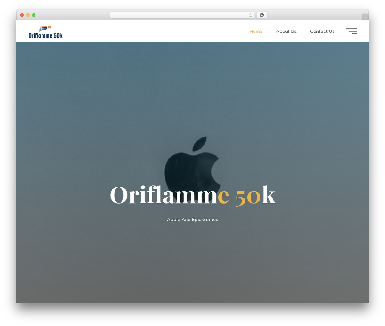 Bravada WordPress theme - oriflamme50k.com