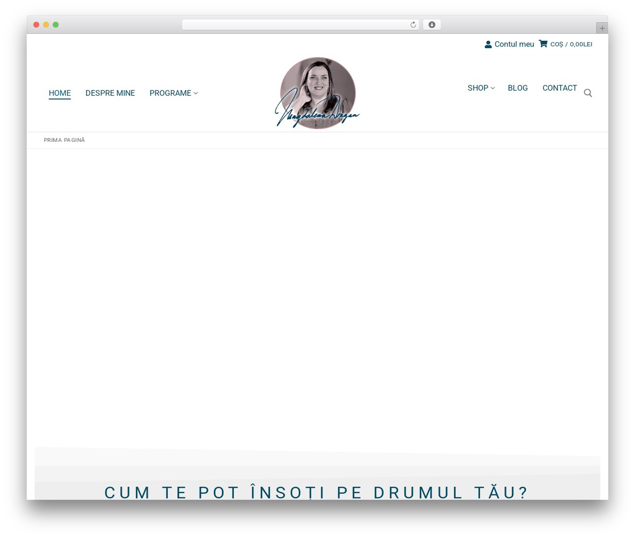 Customify WordPress theme - magdalenadragan.ro