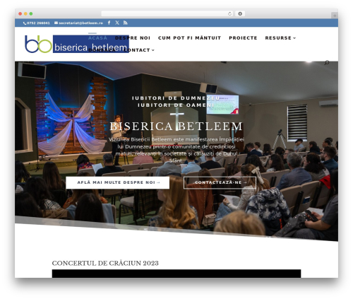 Divi WordPress theme - betleem.ro