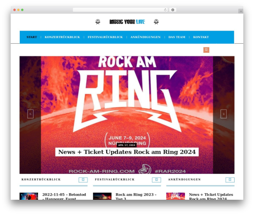 JustWrite theme WordPress - musicyourlive.net JustWrite theme WordPress - musicyourlive.net