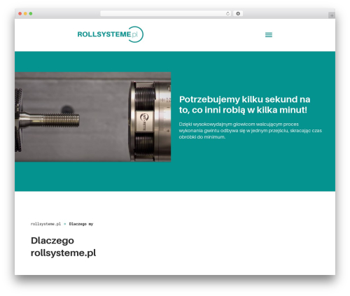 Rollsysteme WordPress theme - rollsysteme.pl