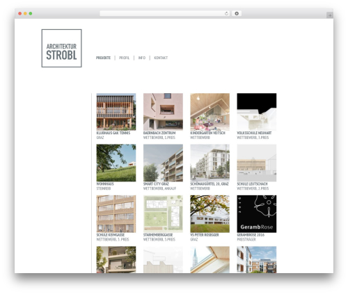 Slgfonts WordPress plugin - strobl-architektur.at