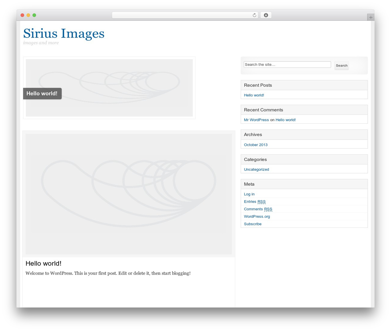 Swift Basic WordPress photo theme - siriusimages.eu Swift Basic WordPress photo theme - siriusimages.eu