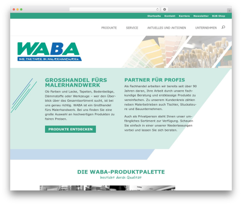 Theme WordPress Divi - waba.de
