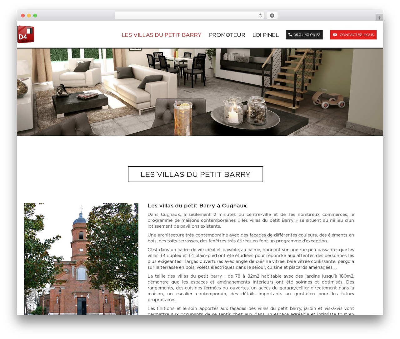 The Bootstrap theme WordPress - lesvillasdupetitbarry.fr