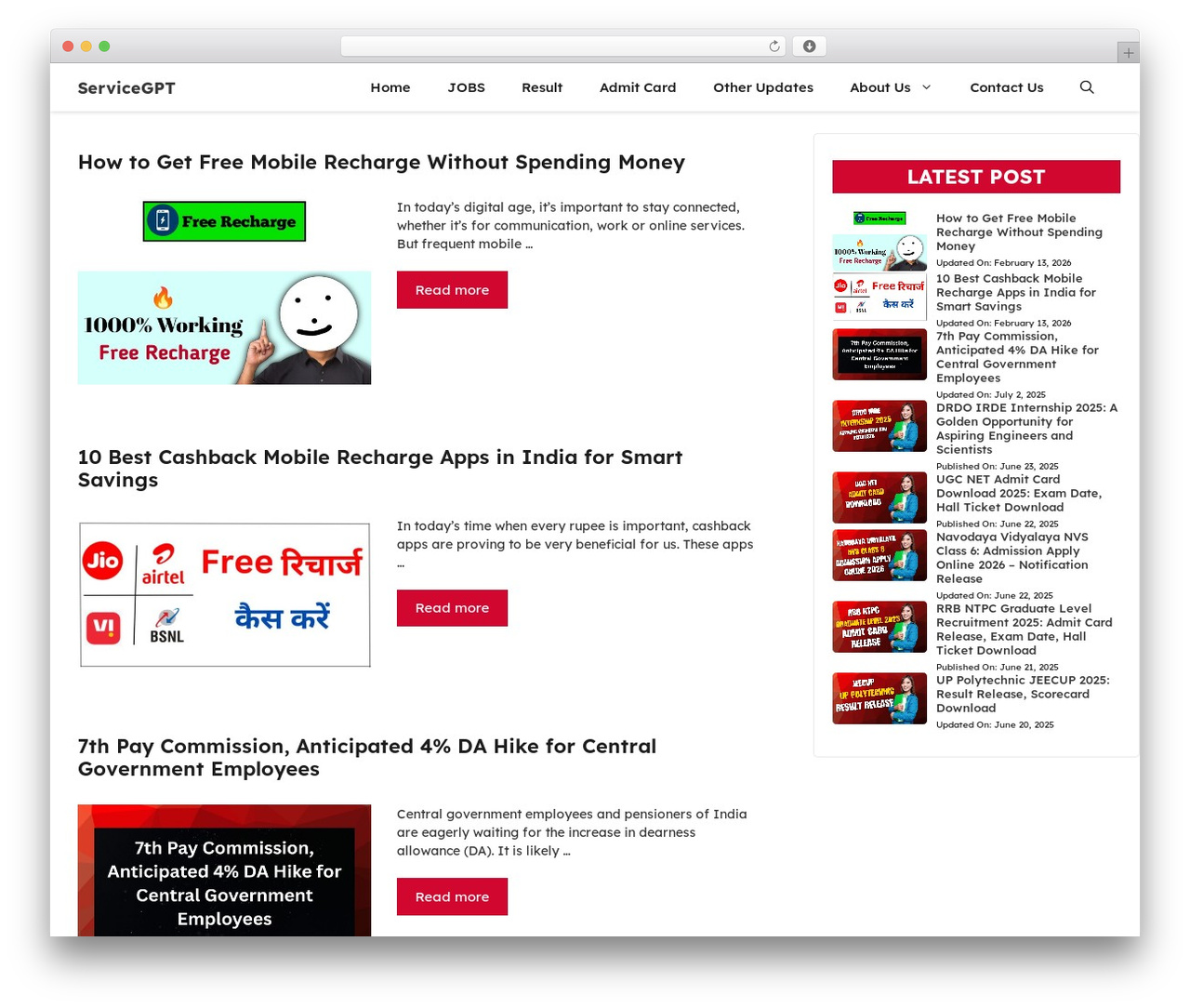 Theme WordPress GP Discover Pro - servicegpt.in