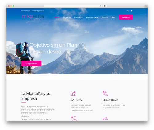 Theme WordPress LeadEngine - mkgenta.es