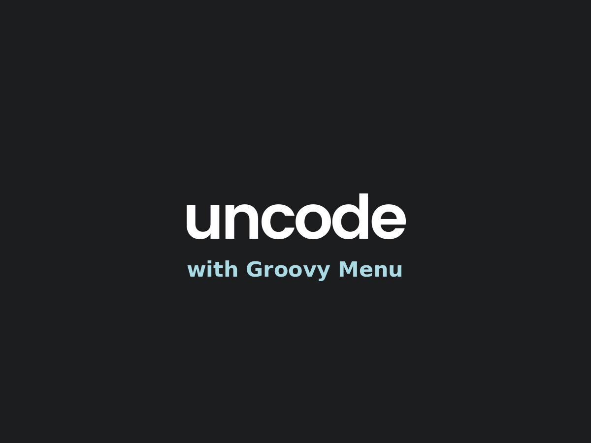 Uncode Child (Groovy Menu) WordPress theme by Undsgn?