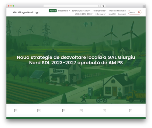 WordPress theme BootScore - www.galgiurgiunord.ro