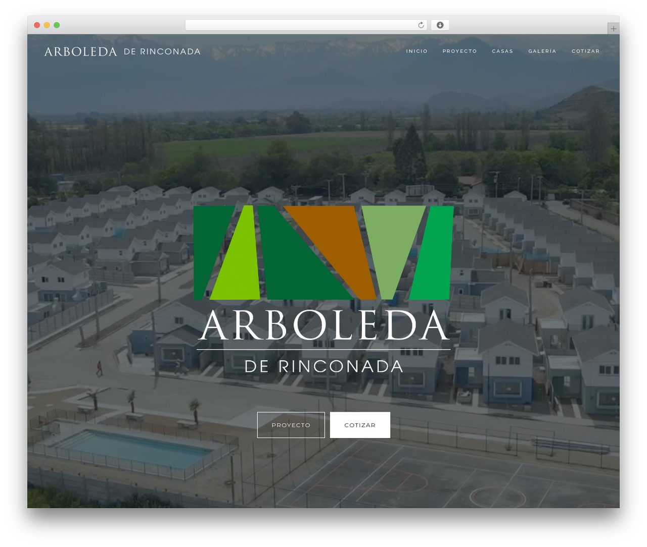 WordPress theme Comet WP - arboledarinconada.cl