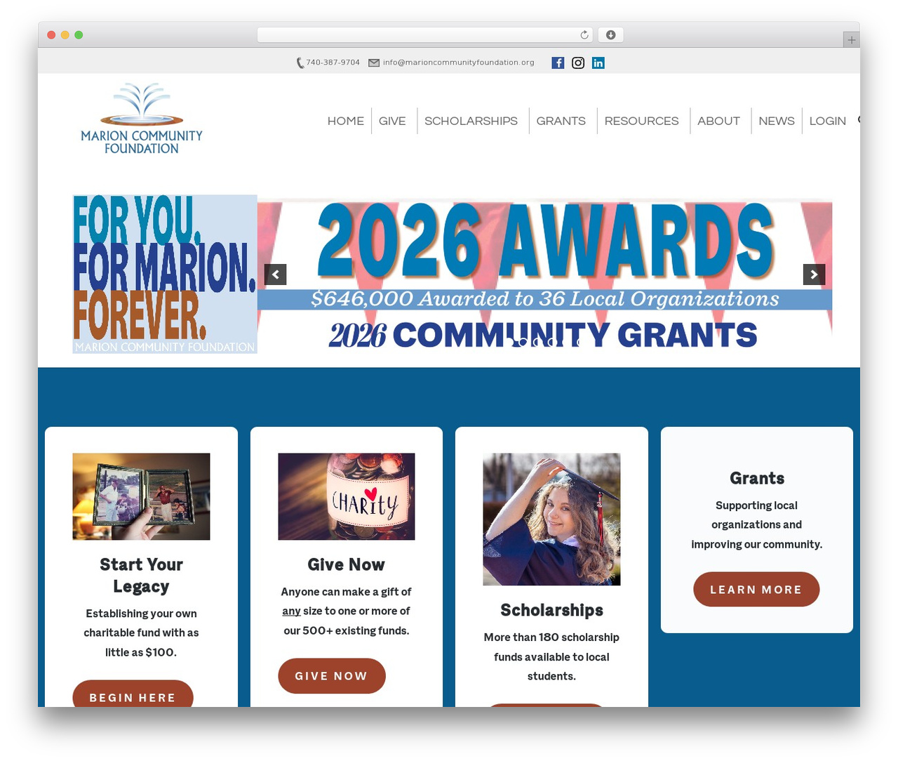 WordPress theme Course Maker Pro - marioncommunityfoundation.org