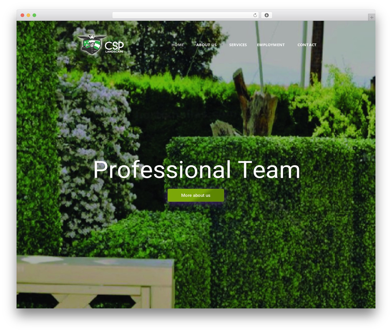 WordPress theme GreenThumb - csplandscape.com