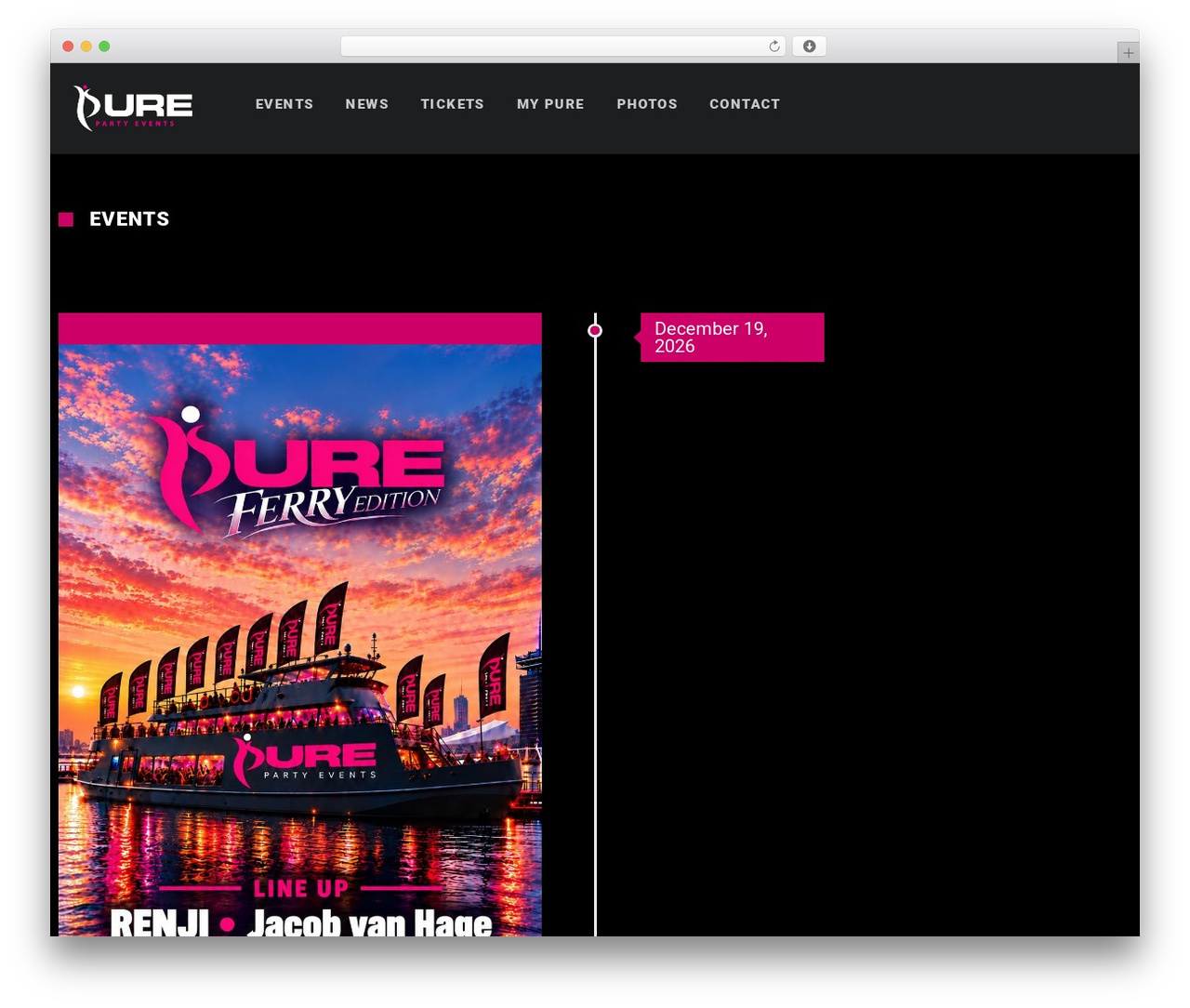 WordPress theme SOHO - pureparty.nl