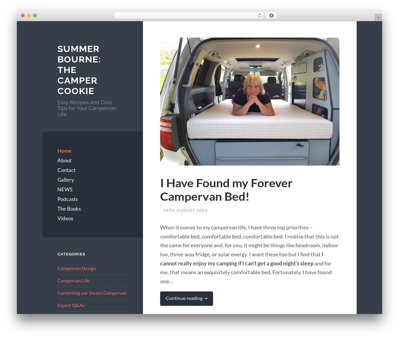 WordPress theme Wilson - WordPress.com - thecampercookie.com