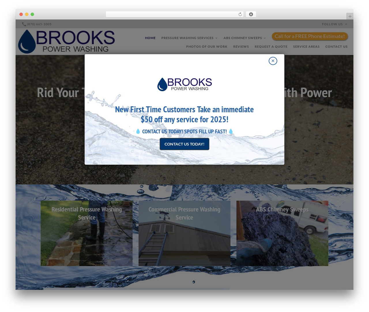 Beacon Theme theme WordPress - brookspowerwashingar.com