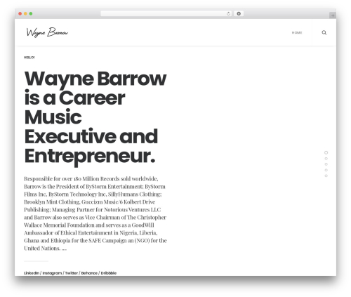 Uncode core WordPress plugin - waynebarrow.com
