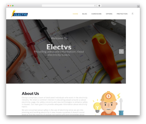 ElectroServ WordPress theme - electys.com