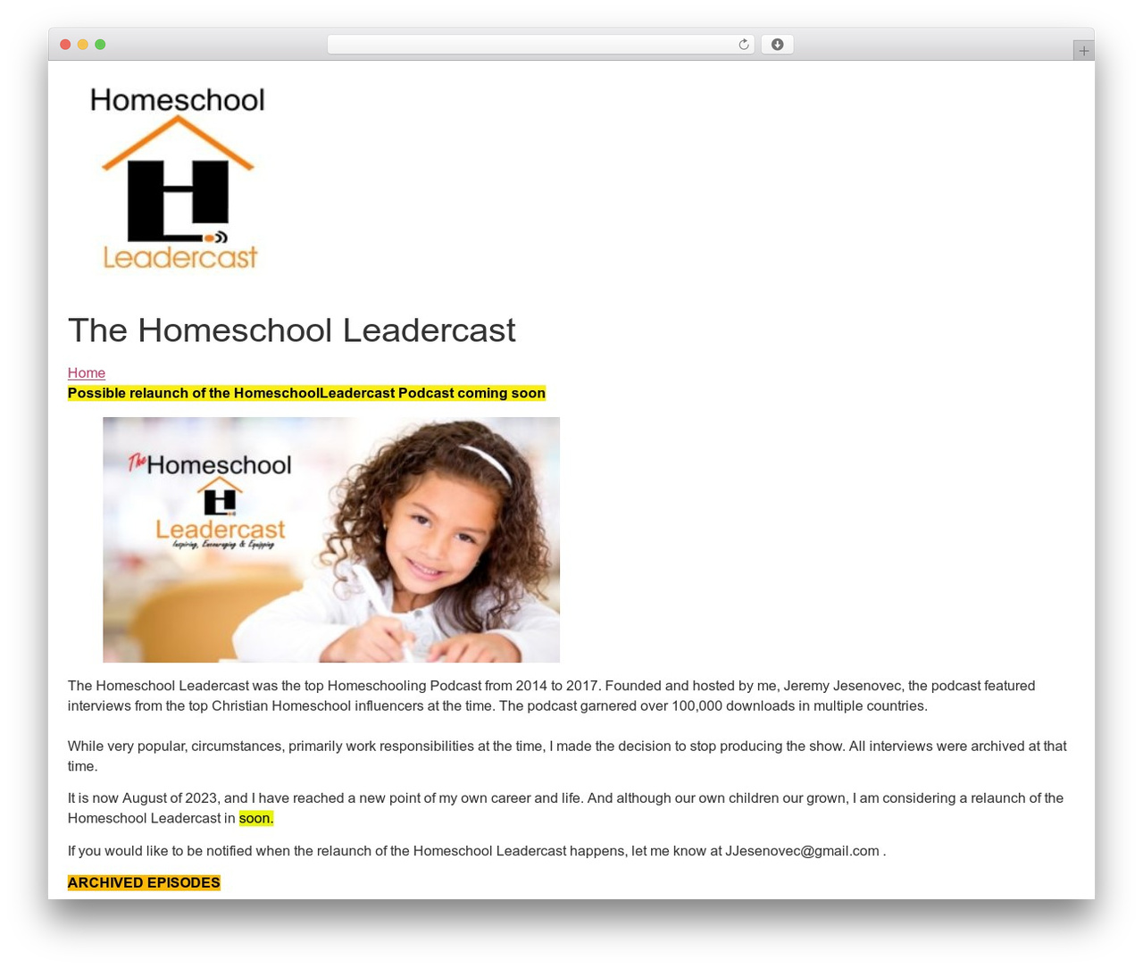 Hello Elementor theme WordPress - homeschoolleadercast.com