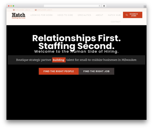 Hello Elementor WordPress theme design - hatchstaff.com