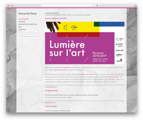 Themetrust social WordPress plugin - manondepauw.com
