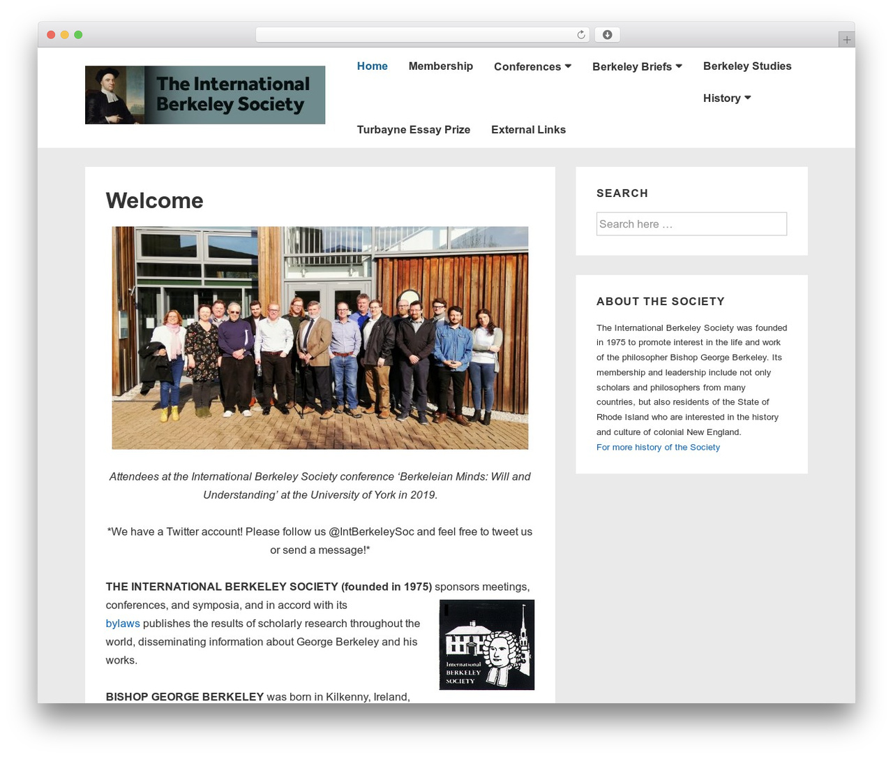 Responsive WordPress theme design - internationalberkeleysociety.org