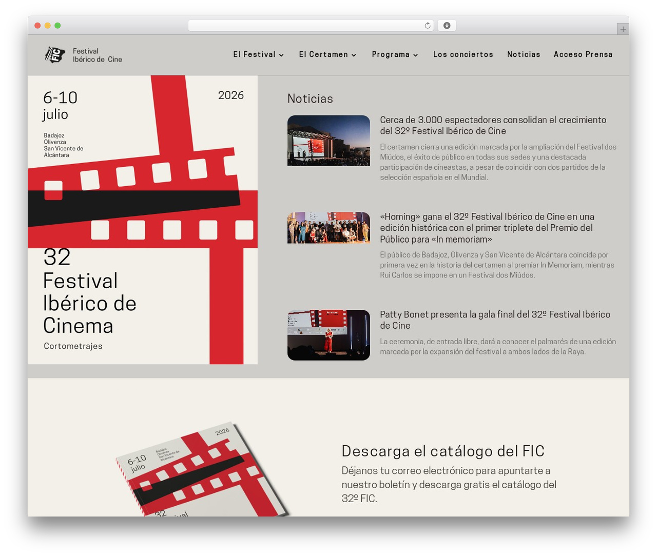 Theme WordPress Divi - festivaldecine.com