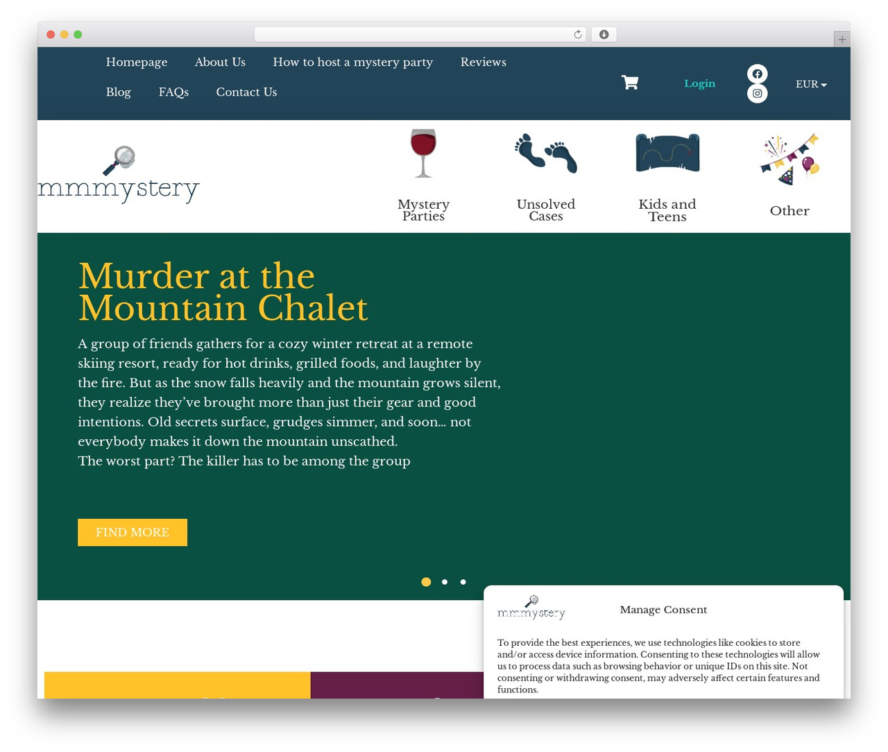 Theme WordPress Hello Elementor - mmmysterygames.com