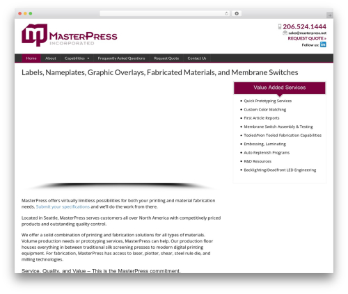 Theme WordPress Canvas - masterpress.net