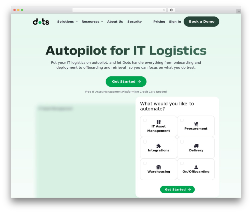 Theme WordPress Dots Tech - dotstech.com